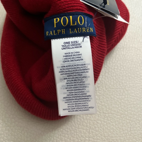 NWT - Polo Ralph Lauren Polo Bear Wool Blended Beanie - Picture 4 of 5